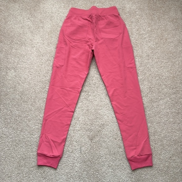 Mandala High Rise Valentine's Day Pink Drawstring Jogger Pants Size XS Tall - Picture 4 of 8